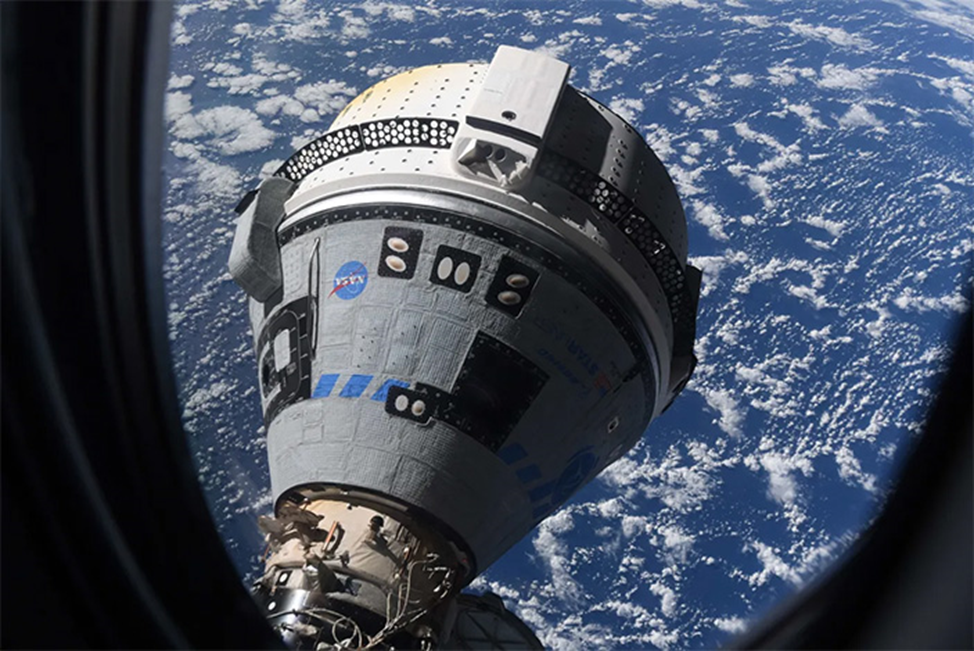 Корабль Starliner в составе МКС. Фото: NASA
