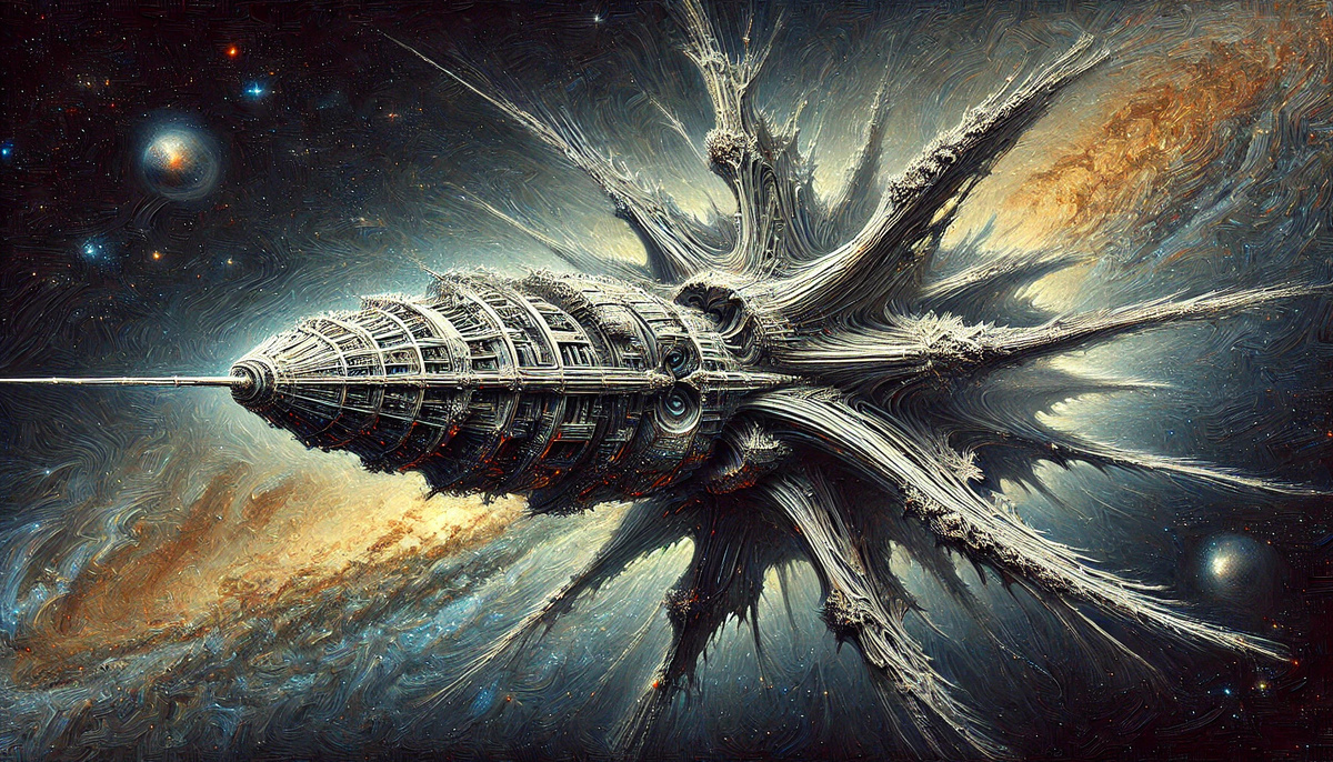 Инопланетный корабль "Роршах" — загадка №1 для героев книги и их главная цель