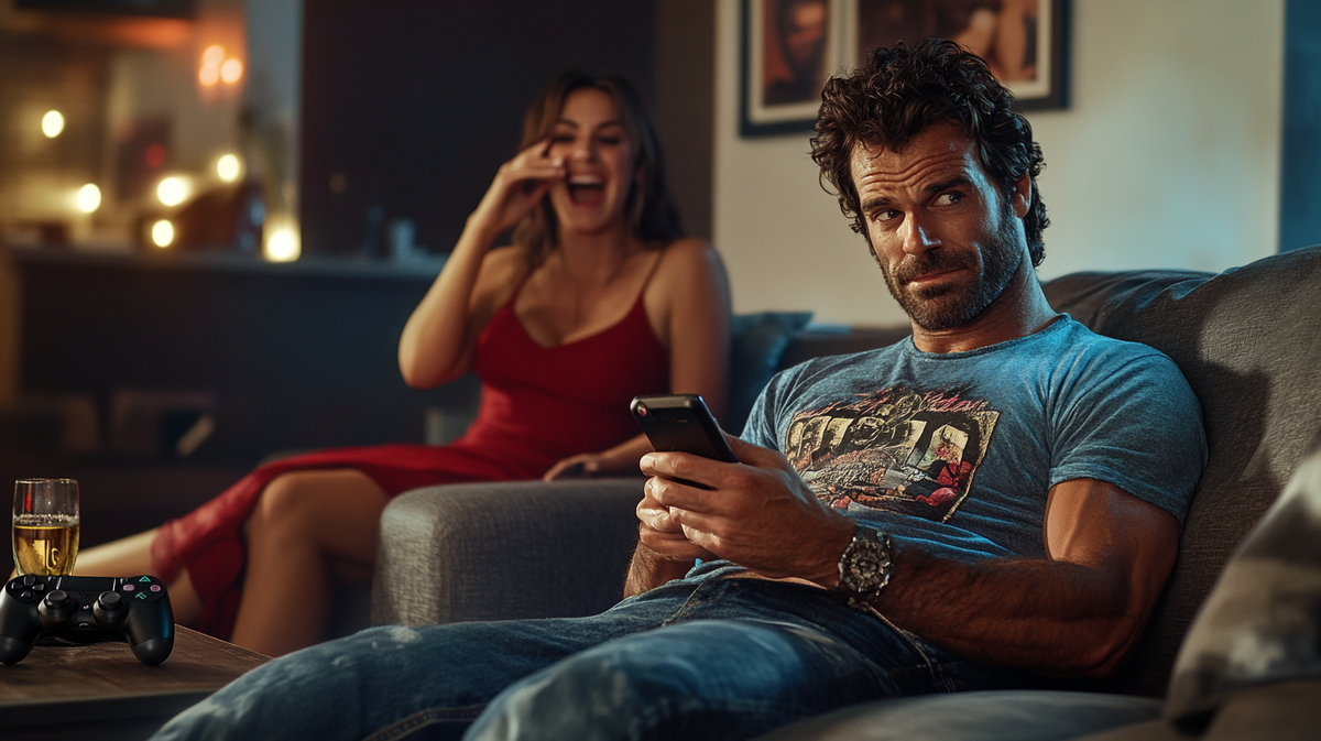 Она ржала, но вечером надела то самое красное платье.