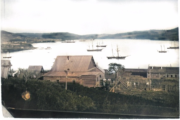 Вид из окна дома Карла Шульца
1875

Автор: Карл Йохан Шульц
Источник: Александровская Л.В. "Карл Шульц — фотолетописец Владивостока конца XIX века"- Владивосток: ПГОМ им. В. К. Арсеньева, 2013.