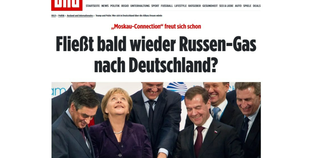 Bild: в Германии радуются перспективе возвращения российского газа