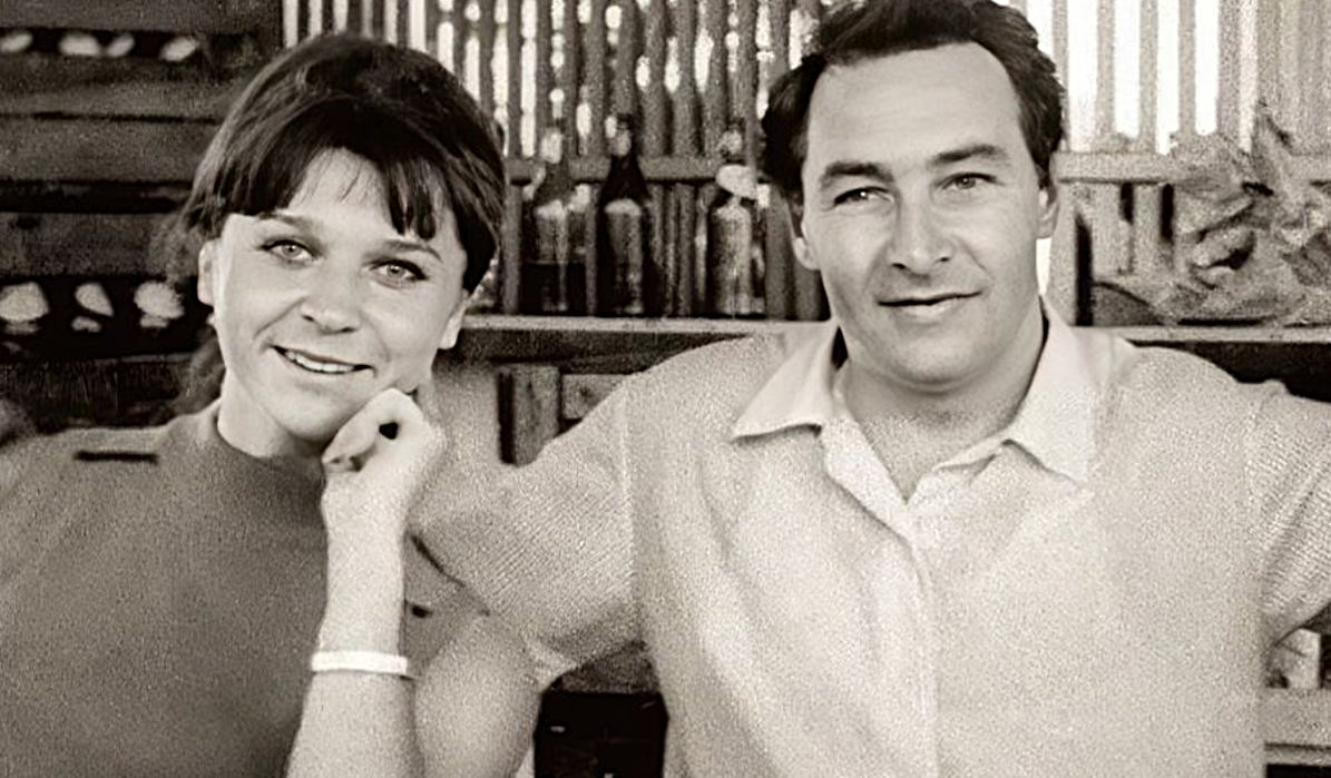 на фото Вячеслав Тихонов со второй женой Тамарой 