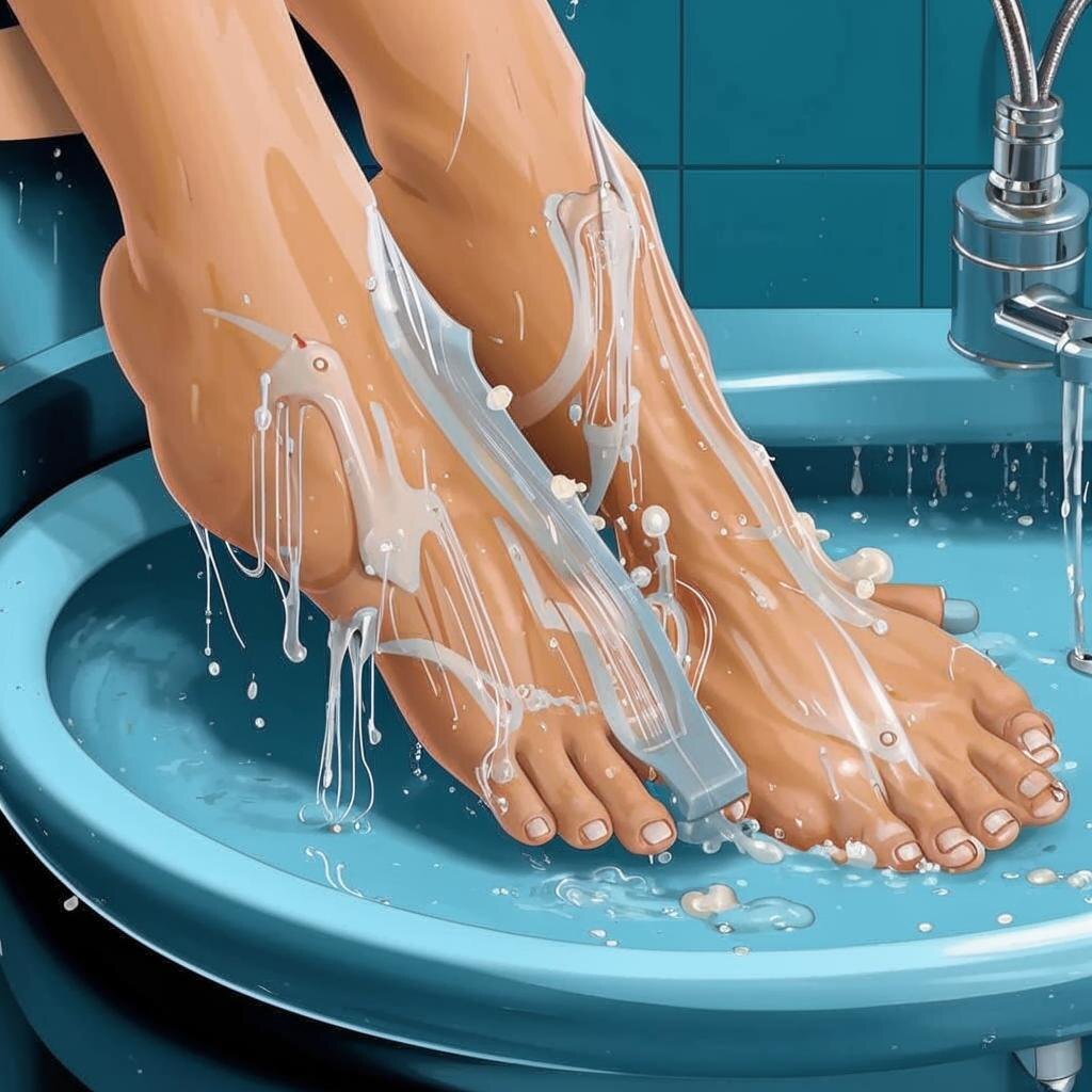 Ежедневный осмотр ног при диабете.