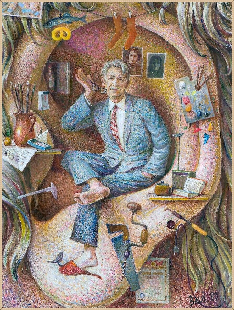 © Аусеклис Баушкениекс. Автопортрет.