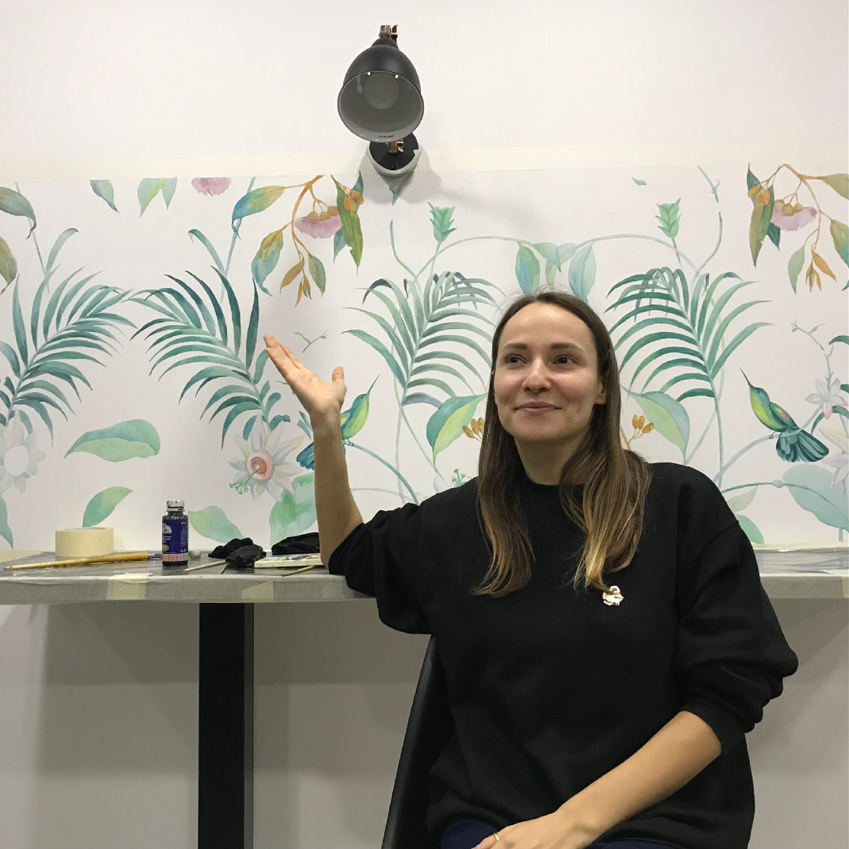 Художественная роспись стены в кофейне – придает стиль и приятное настроение