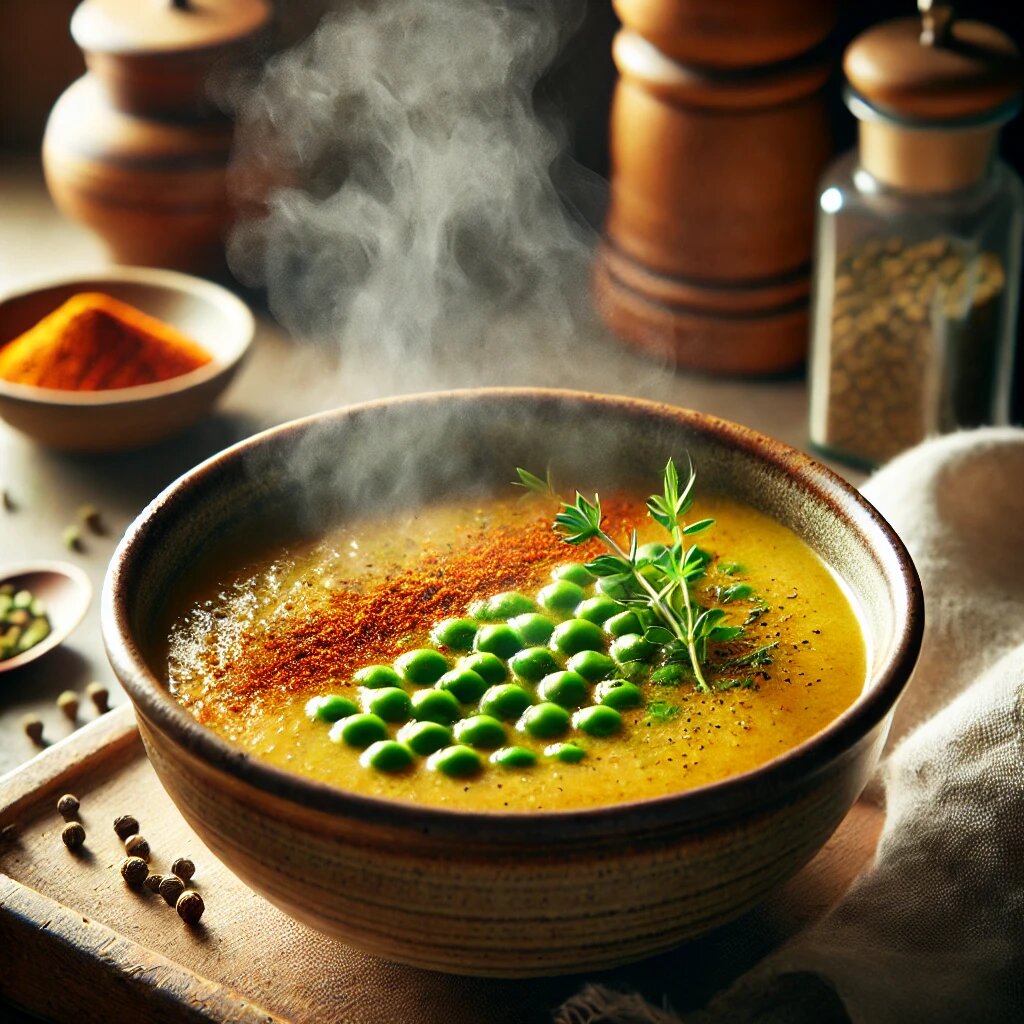 Рецепт 2: Гороховый суп с копченой паприкой