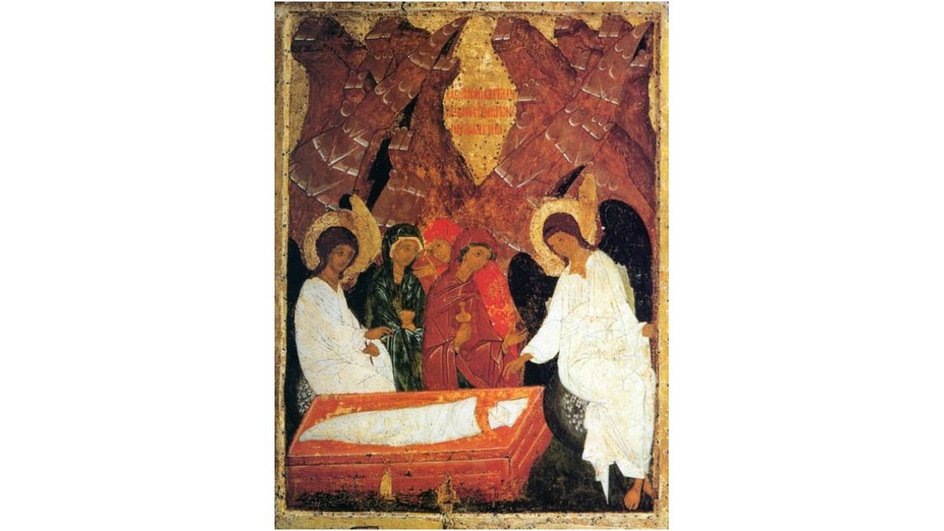 Источник: "Жены-мироносицы у гроба Господня" (Икона праздничного чина, Вологда), общественное достояние|commons.wikimedia.org