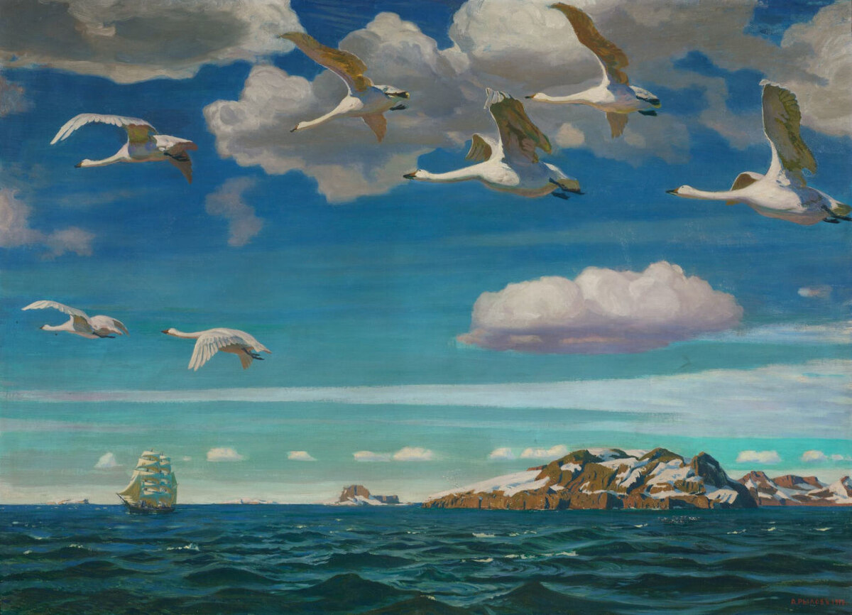 Аркадий Рылов. В голубом просторе. 1918.
Государственная Третьяковская галерея