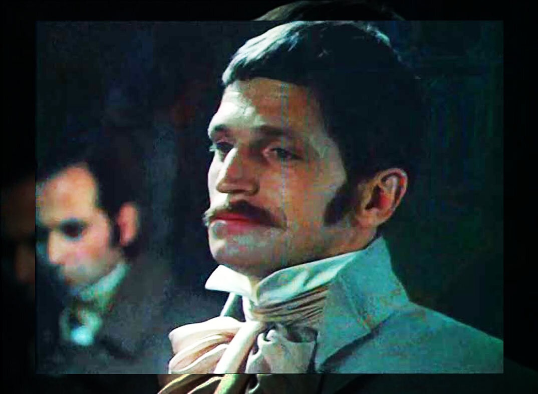 А.Яковлев в фильме "Красное и черное" (1976г), эпизод, Клод, зять безансонской трактирщицы. Фото из открытых источников интернета.