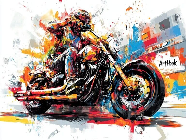    Эксклюзивный дизайн мотоцикла: как аэрография превращает ваш "железный конь" в уникальное произведение искусства Art-Hook.Ru