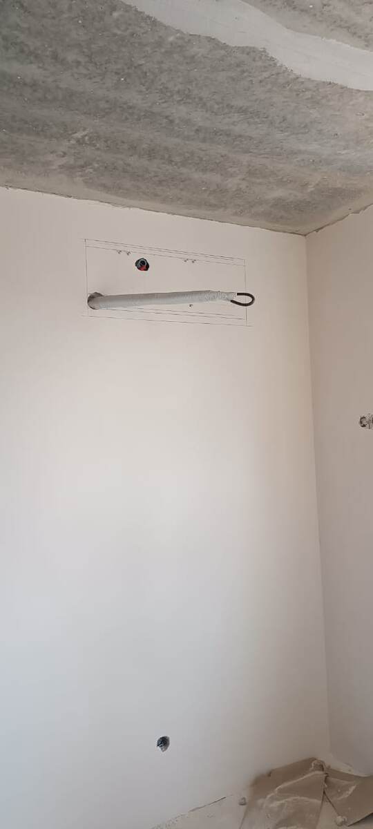 Магистраль для последующего монажа внутреннего блока кондиционера 