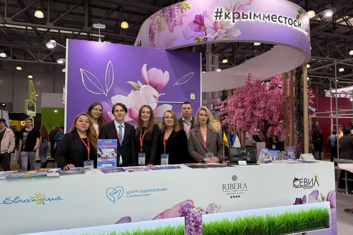 Крымский стенд на Международной выставке туризма и индустрии гостеприимства MITT
// Фото: Министерство курортов и туризма РК