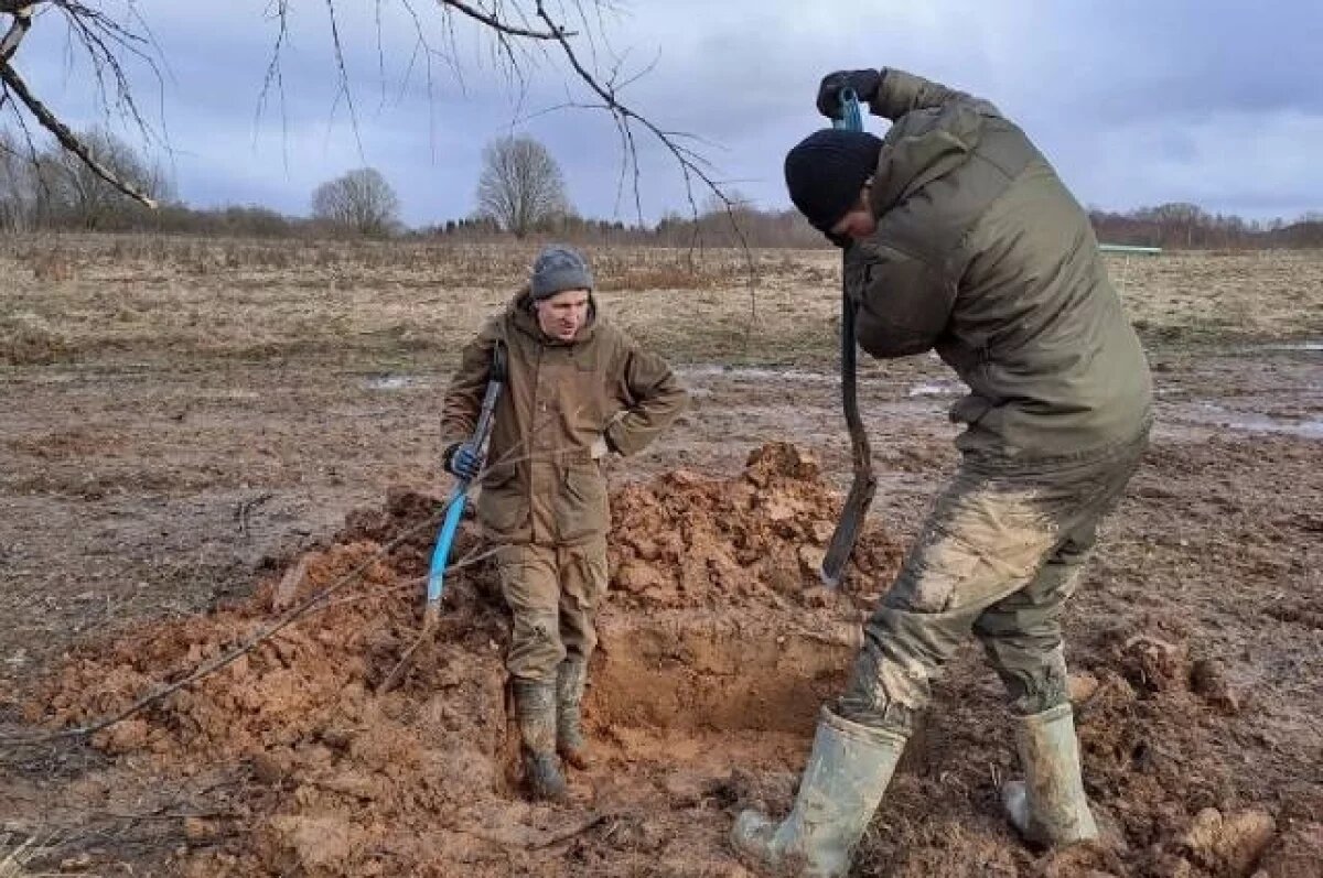    В Тверской области нашли кружку и останки бойца времён ВОВ