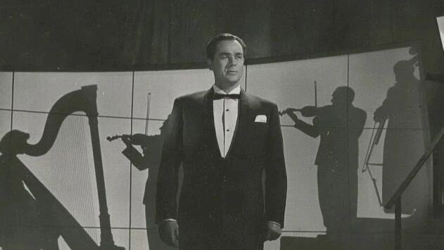    Георг Отс на телевидении. 1960 - 1965. Фото: МАММ/МДФ/russiainphoto.ru