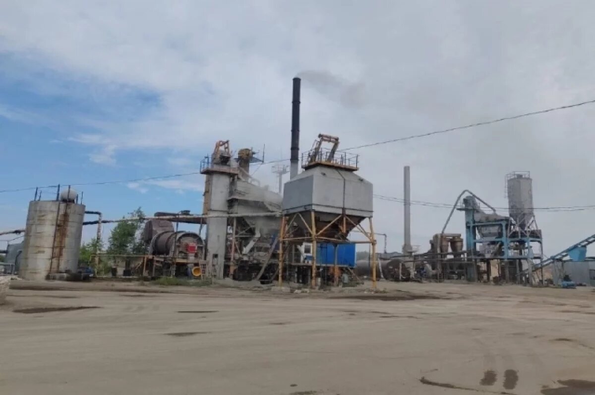    В Омске сегодня ночью запустят асфальтный завод