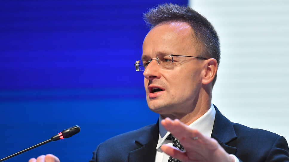 Петер Сийярто.📷Фото: Евгений Павленко / Коммерсантъ