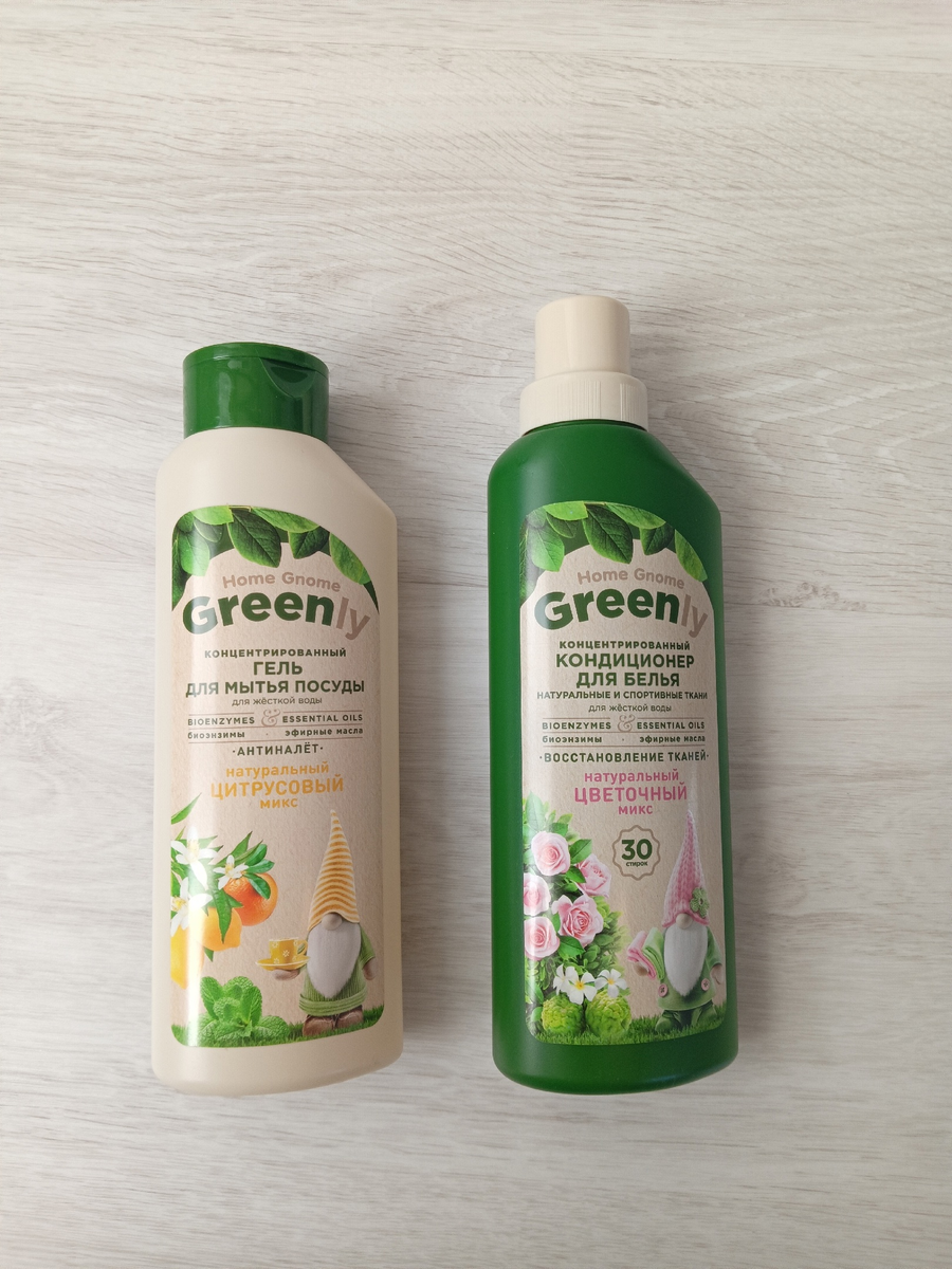 Гель для мытья посуды арт. 30893 и Кондиционер для белья арт. 30895