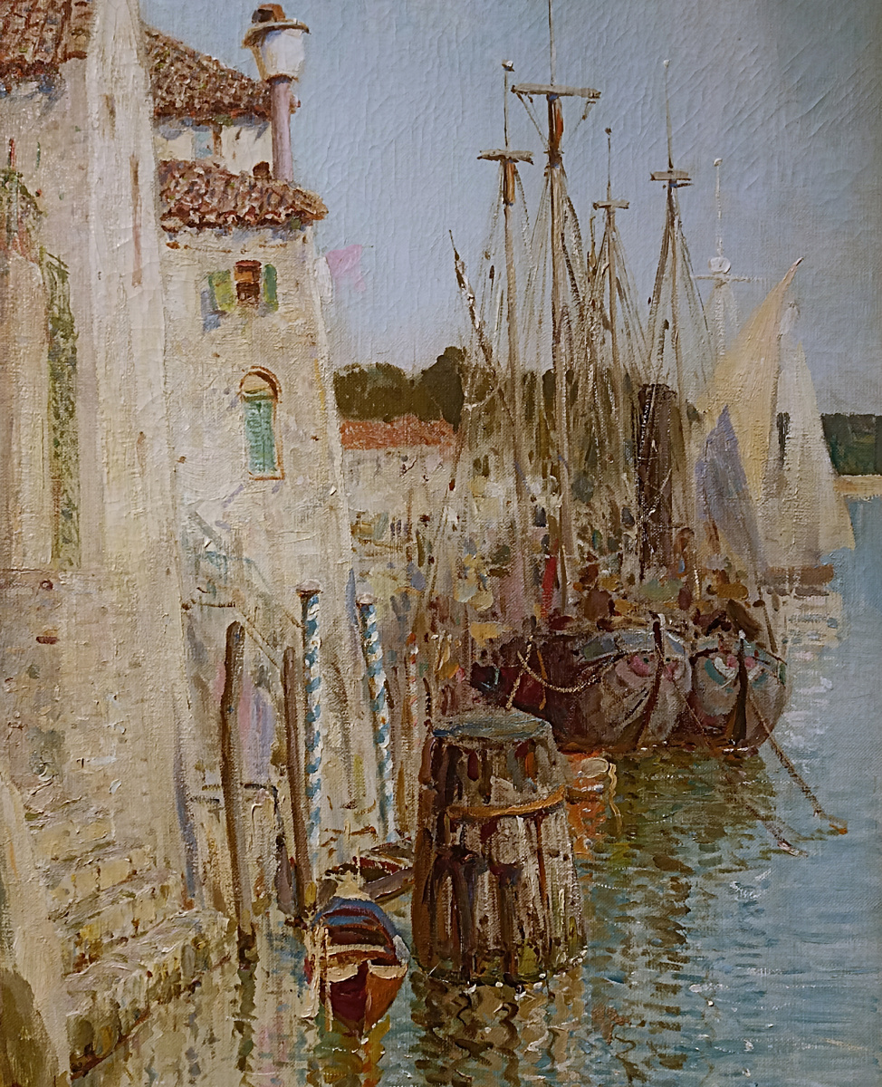 Василий Поленов. Причал. Венеция