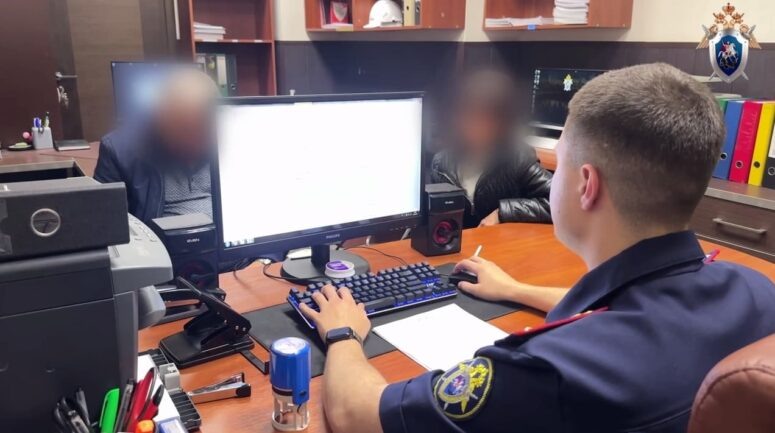    Допрос подозреваемой. Фото: t.me/kubansledcom