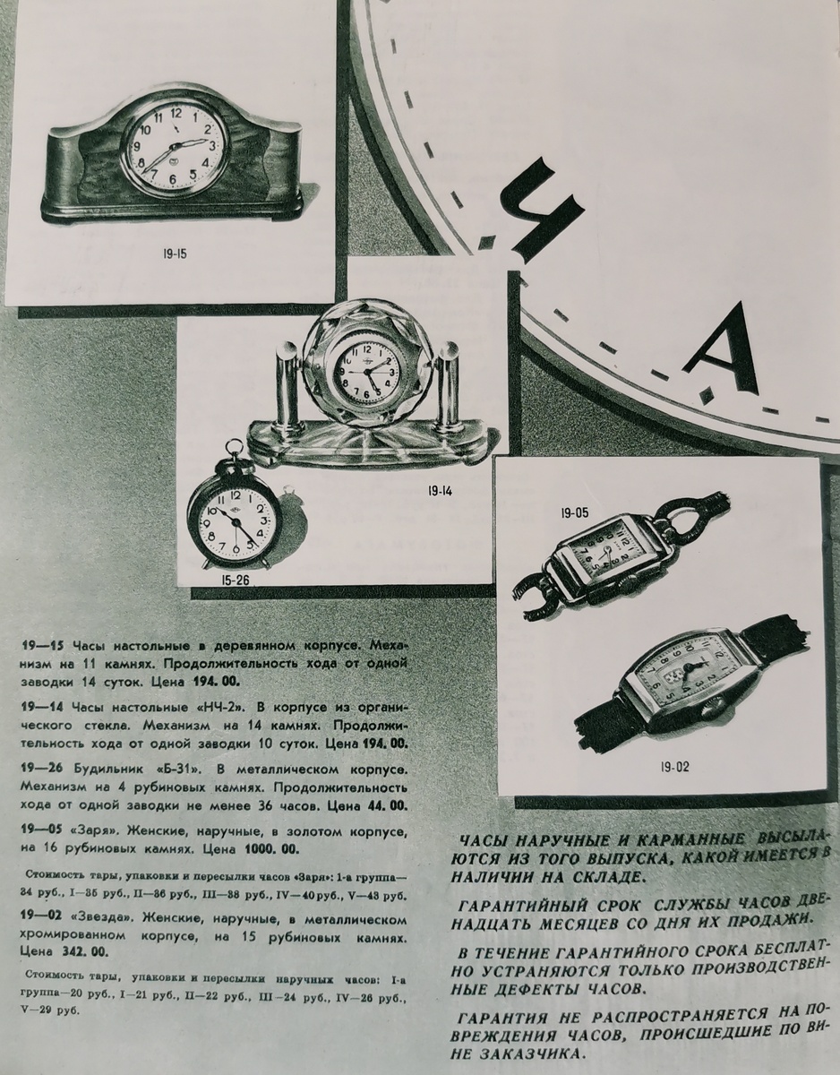 Каталог «Товары почтой», 1956 год