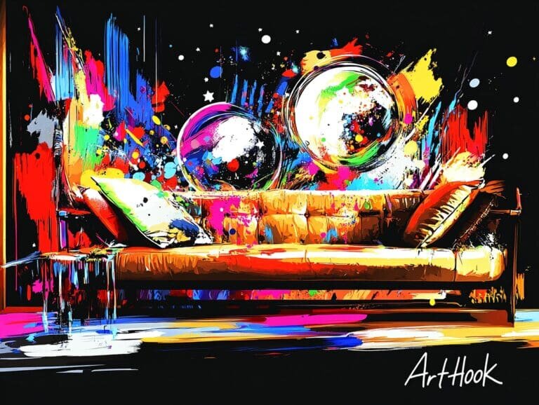    Магия фосфорной росписи: создайте уникальный интерьер, который светится в темноте и вдохновляет на мечты Art-Hook.Ru