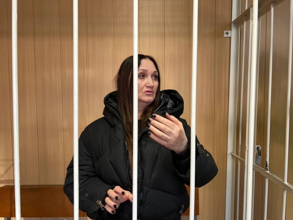 Фатима Яминова на предварительном следствии. Фото: прокуратура Омской области
