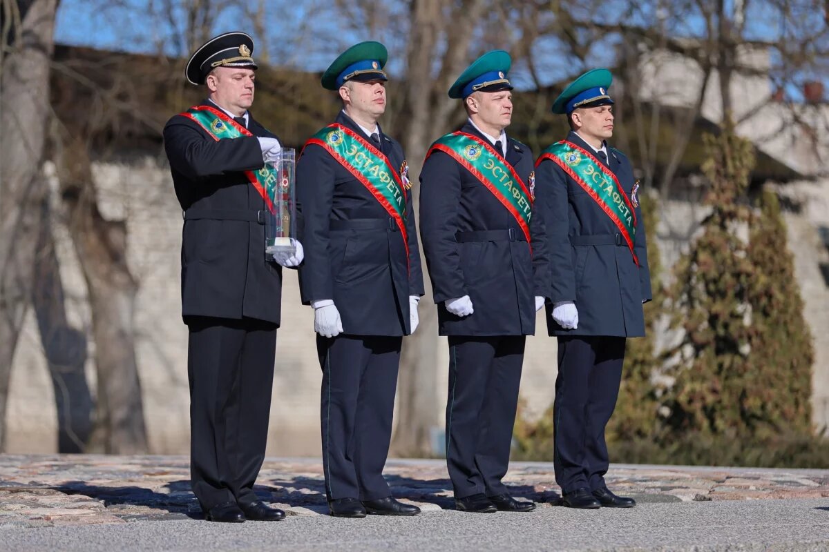    Международную «Эстафету Победы» принял Псков