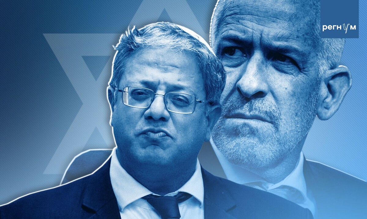    Итамар Бен-Гвир и Ронен Бар (справа) / Источник: Иван Шилов (с) ИА Регнум