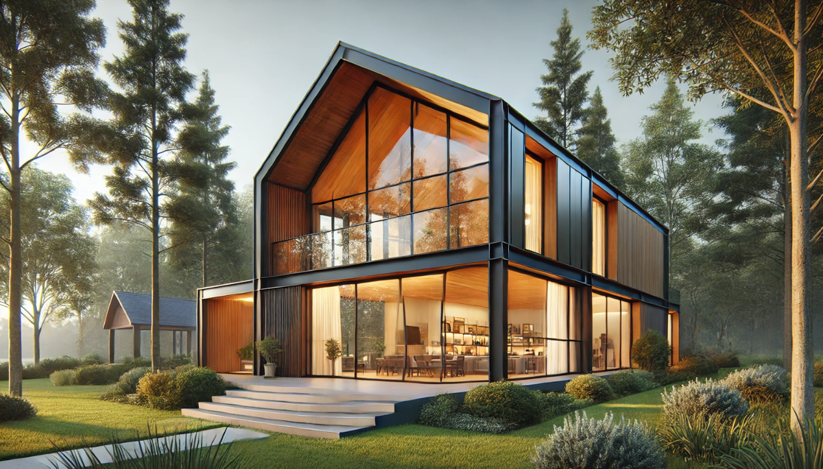 Каркасный дом барн