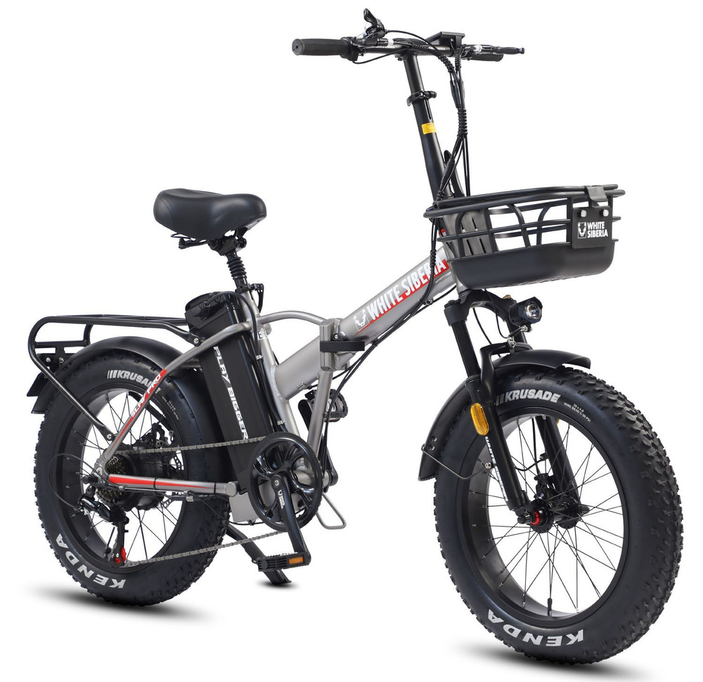 Электровелосипед WHITE SIBERIA SLAV PRO 1000W: Мощный и Компактный Курьерский Электробайк