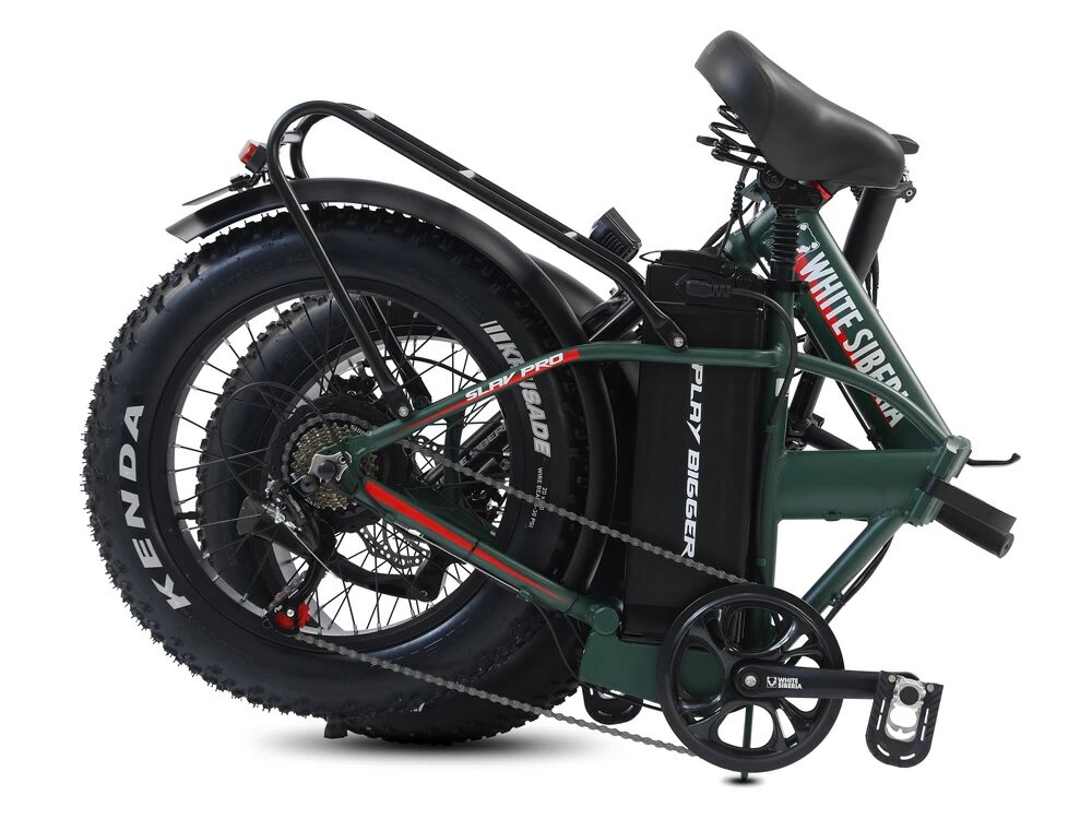 Электровелосипед WHITE SIBERIA SLAV PRO 1000W: Мощный и Компактный Курьерский Электробайк