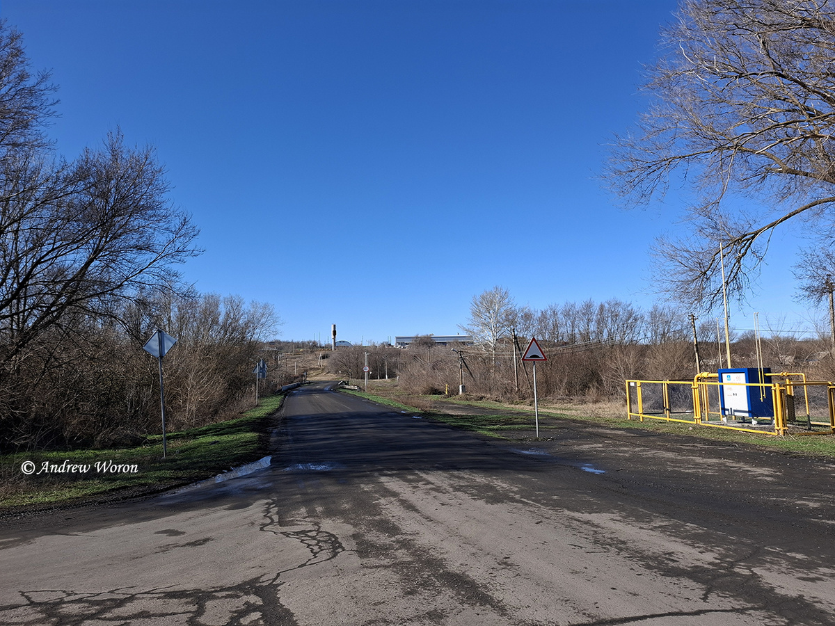 Въезд в село