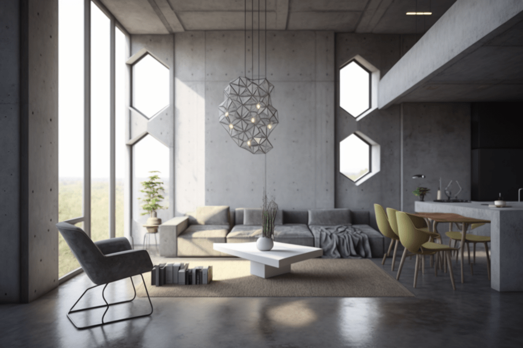    Брутальный стиль в интерьере минимализма Keri