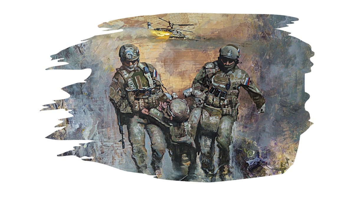 Картина Яковлева Андрея "Раненый"