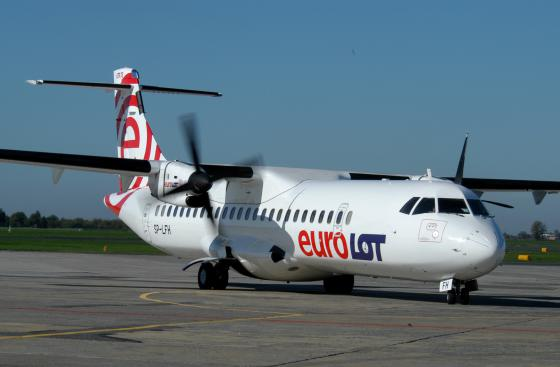 Ближнемагистральный турбовиновой самолет ATR 72.
