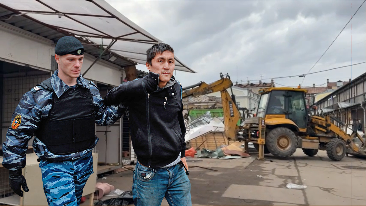 «Апрашка» под бульдозером - неубиваемый бизнес или последний акт вечной драмы: как силовики устроили "сандень" в легендарном рынке Питера