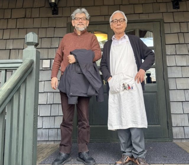    Хидэаки Анно и Хаяо Миядзаки. Фото: социальные сети