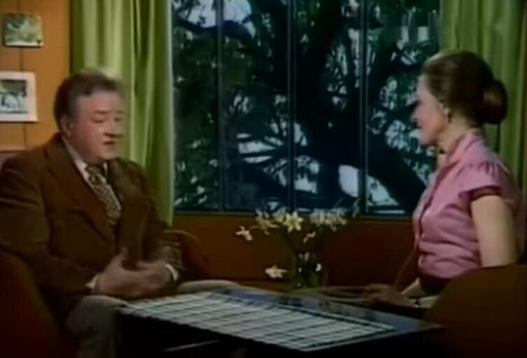    Кадр из телепередачи «Здоровье», 1982 г.