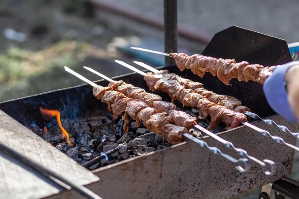    Старт сезона шашлыков.