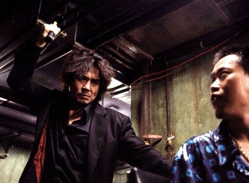 Кадр из фильма «Олдбой» (2003)