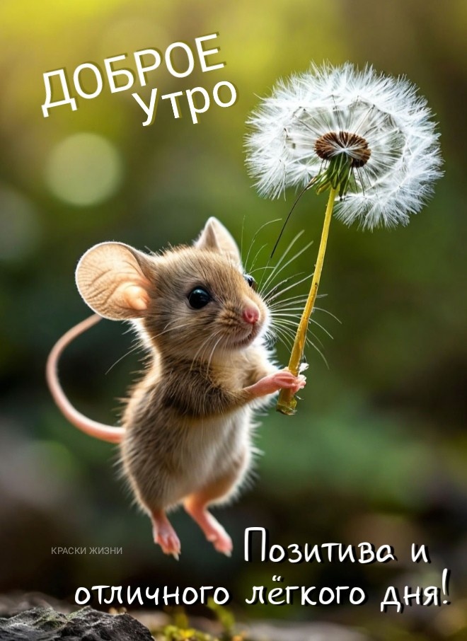 Доброе утро. Позитива и отличного дня!