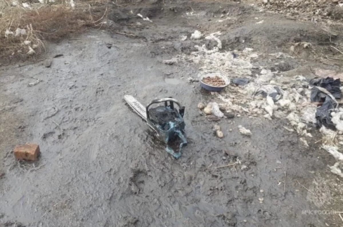    Из-за сломанной бензопилы загорелся дом и пострадал красноярский подросток