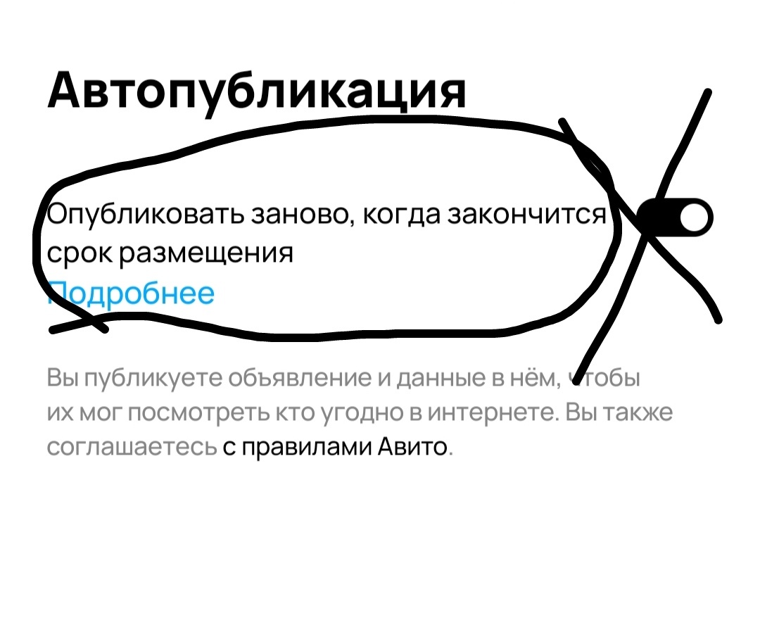 Скрин из Авито