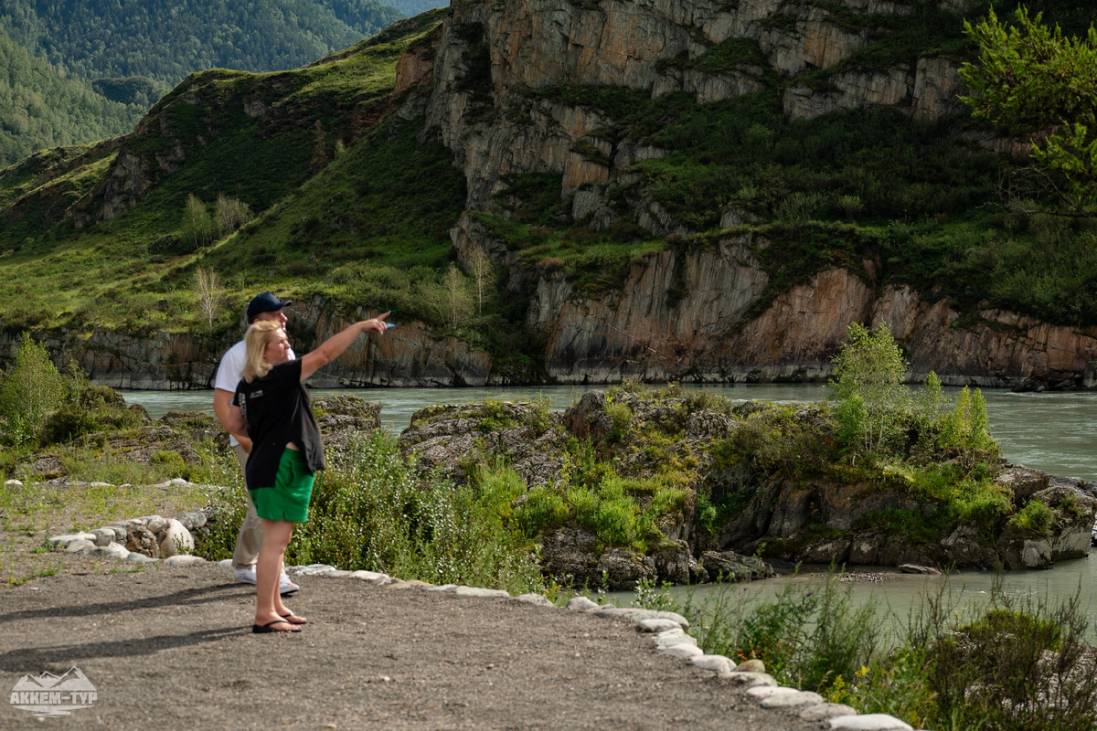 На территории кемпинга, первый день тура