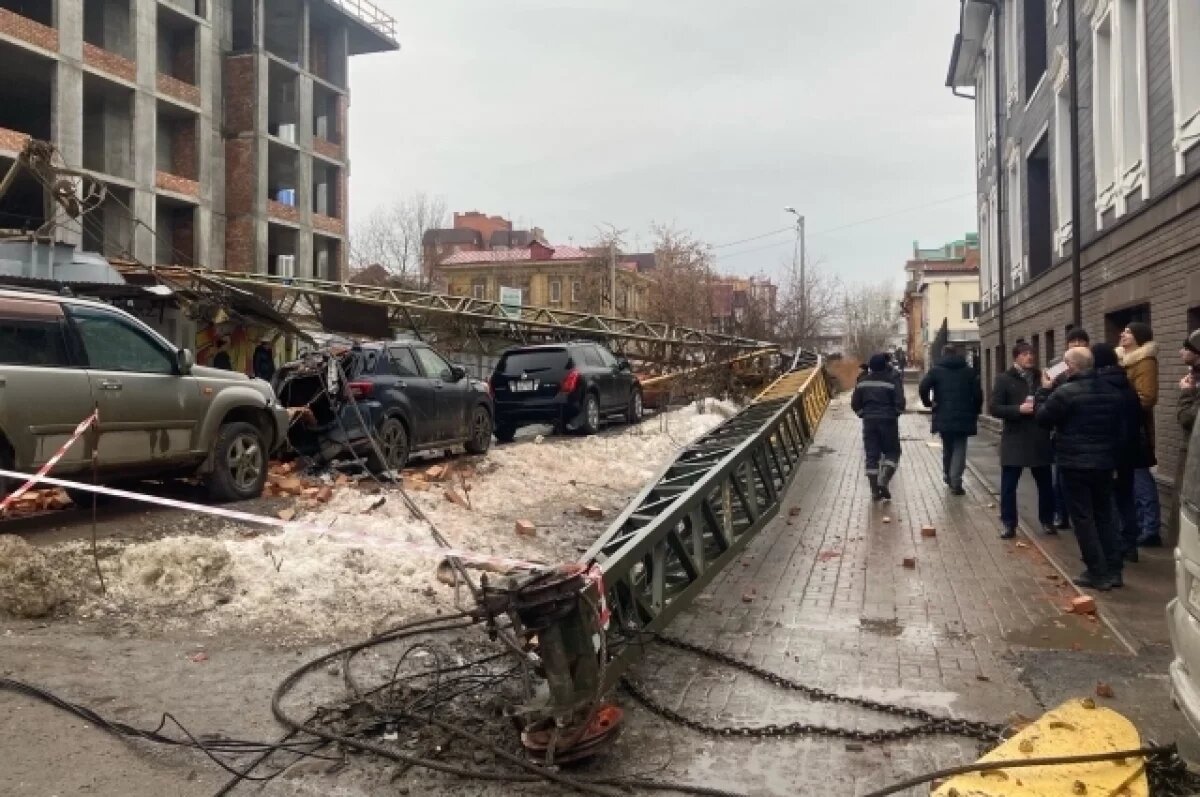    Прокуратура начала проверку по факту падения башенного крана в Томске