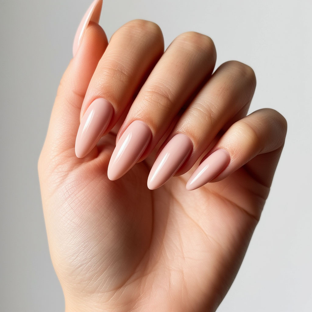 Мендалевидная форма ногтей