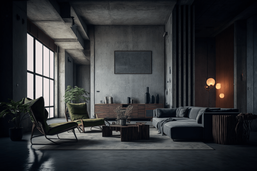    Интерьер Брутальный Мужской Стиль Keri