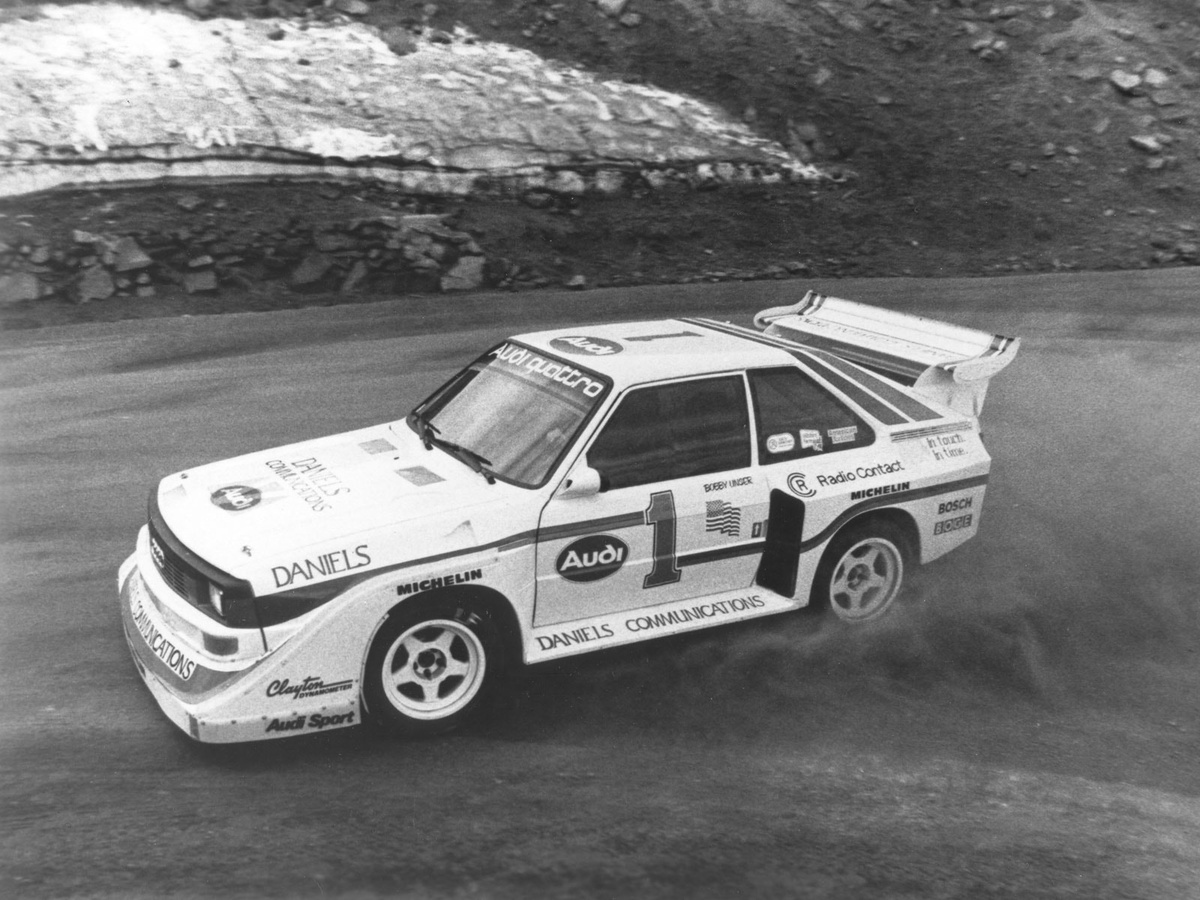 Audi Quattro S1 на ралли Pikes Peak
