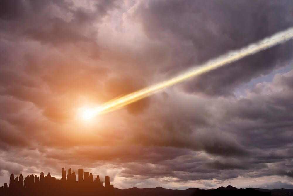 Огненный шар в небе. Фото из открытых источников.