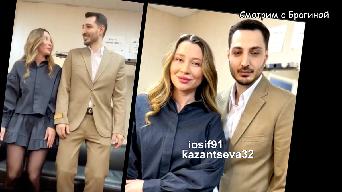 Иосия Оганесян и блогер Яна Казанцева на съёмках. Фото: соцсети